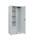 Putzmittelschrank Classic PLUS 080100-02 S10008 lichtgrau 80,0 x 50,0 x 185,0 cm, aufgebaut